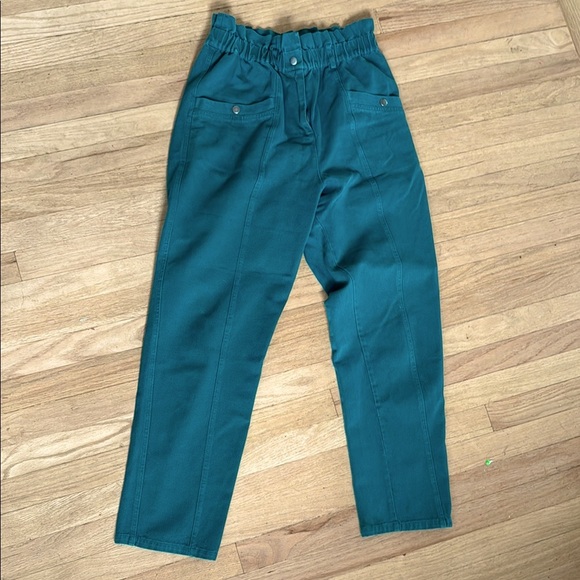 Sea NY Green Denim High Waisted Pants Size 12 - Picture 2 of 3